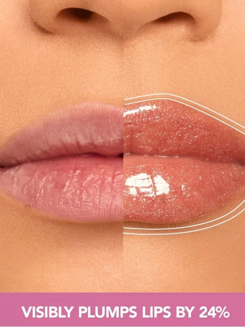 Buxom Plump Shot Sheer Tint Lip Serum w/ Peptides & Hyaluronic Acid- Soft Blush